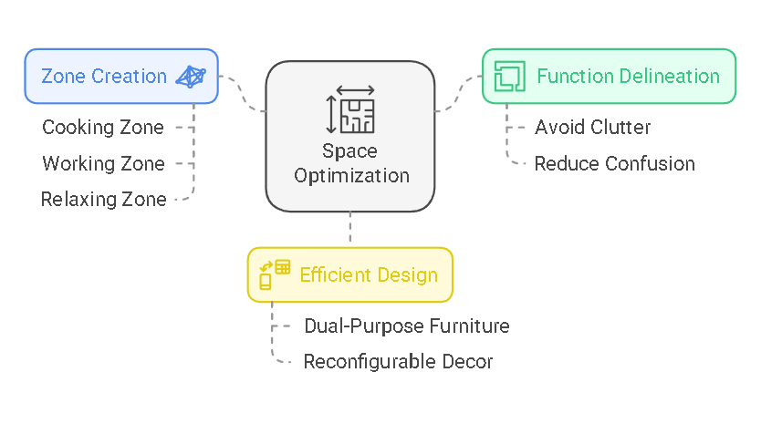 Create Zones for Different Functions